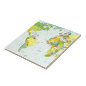 World Map Globe Country Atlas Fliese (Seite)