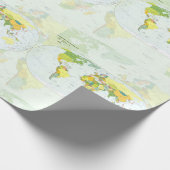World Map Globe Country Atlas Geschenkpapier (Ecke)