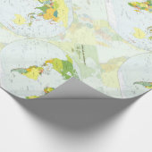 World Map Globe Country Atlas Geschenkpapier (Ecke)