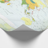 World Map Globe Country Atlas Geschenkpapier (Ecke)