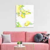 World Map Globe Country Atlas Leinwanddruck (Insitu (Wohnzimmer))
