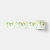 World Map Globe Country Atlas Satinband (Vorderseite)