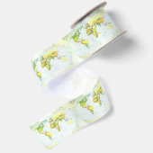 World Map Globe Country Atlas Satinband (Rückseite)