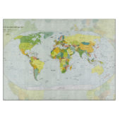 World Map Globe Country Atlas Schneidebrett (Vorderseite)