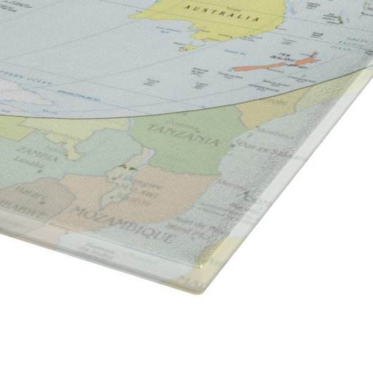 World Map Globe Country Atlas Schneidebrett (Ecke)