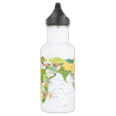 World Map Globe Country Atlas Trinkflasche (Rechts)