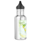 World Map Globe Country Atlas Trinkflasche (Links)