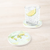 World Map Globe Country Atlas Untersetzer (Seite)