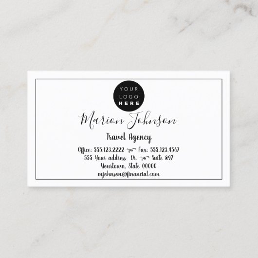 World Map Globe Map Reiseagentur Gold Logo Blau Visitenkarte (Rückseite)