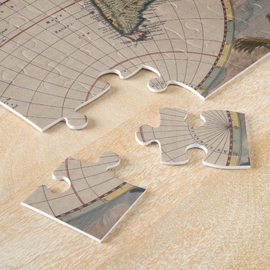 World Map Globe Reiseantik Puzzle (Seite)