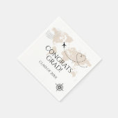 World Map Glückwunschs grad wanderlust Klasse Serviette (Ecke)