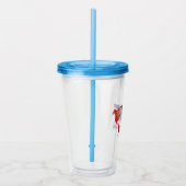 World map in watercolor acryltrinkbecher (Rechts)