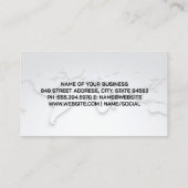 World Map | Konstruktionslogo | QR-Code Visitenkarte (Rückseite)