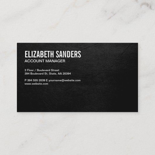 World Map | Ortsmarkierungen Visitenkarte (Rückseite)