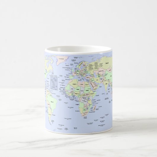 World Map - Planning My Next Adventure - Custom Kaffeetasse (Mittel)