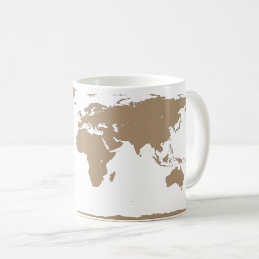 World Map - Planning My Next Adventure - Custom Kaffeetasse (VorderseiteRechts)