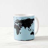 World Map - Planning My Next Adventure - Custom Kaffeetasse (VorderseiteRechts)