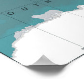 World Map Poster (Ecke)