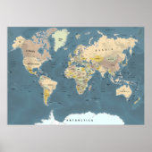 World Map Poster (Vorne)