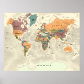 World Map Poster (Vorne)
