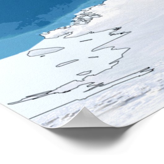 World Map Poster (Ecke)