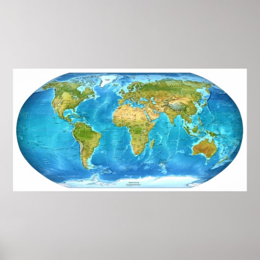World Map Poster (Vorne)