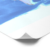 World Map Poster (Ecke)