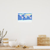 World Map Poster (Küche)