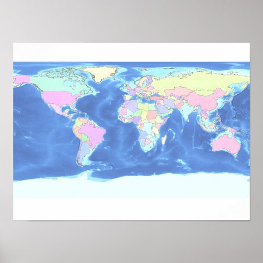 World Map Poster (Vorne)