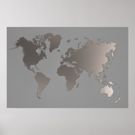 World Map Poster (Vorne)