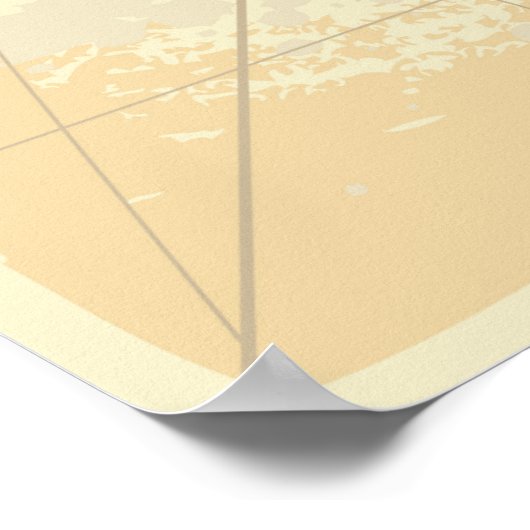 World Map Poster (Ecke)