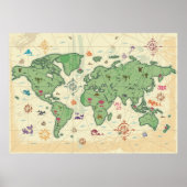 World Map Poster (Vorne)
