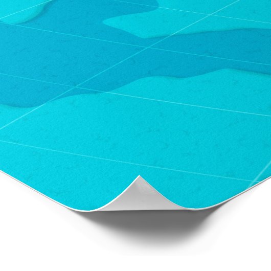 World Map Poster (Ecke)