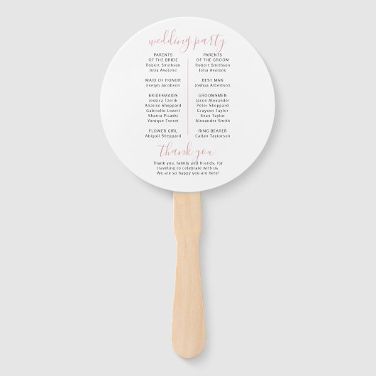 World Map Travel Theme Globe Wedding Program Fächer (Rückseite)