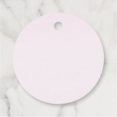 World Map Travel Theme Wedding Party Danke Geschenkanhänger (Rückseite)