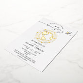 World Map Typografy Gold der Wedding Destination Folieneinladung (Gedreht)