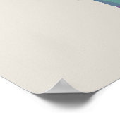 World Map Watercolor Poster (Ecke)