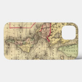 World Map with Explorers' sea Case-Mate iPhone Hülle (Rückseite (Horizontal))