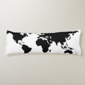 World Maps Body Pellow Seitenschläferkissen (Vorderseite)