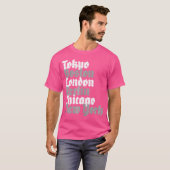World Marathon Majors Städte T-Shirt (Vorne ganz)