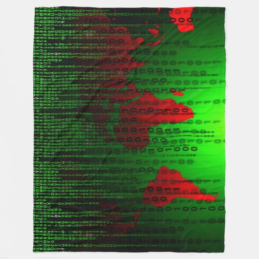 WORLD MATRIX FLEECEDECKE (Vorderseite)