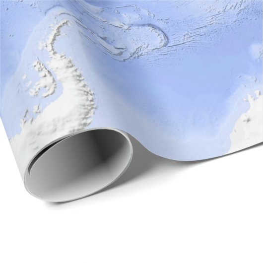 World Mercator Map Geschenkpapier (Rolleneckpunkt)