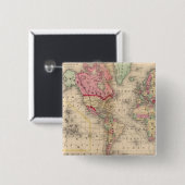 World Mercator proj Karte von Mitchell Button (Vorne & Hinten)