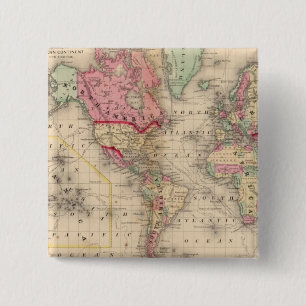 World Mercator proj Karte von Mitchell Button