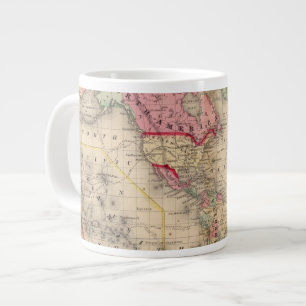World Mercator proj Karte von Mitchell Jumbo-Tasse