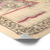 World Mercator proj Karte von Mitchell Poster (Ecke)