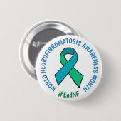 World Neurofibromatose Awareness Montag Button (Vorne & Hinten)