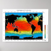 World Oceans Temperatureinstellung, im Detail - HD Poster (Vorne)