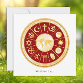 World of Faith Flat Card 5.25" x 5.25"