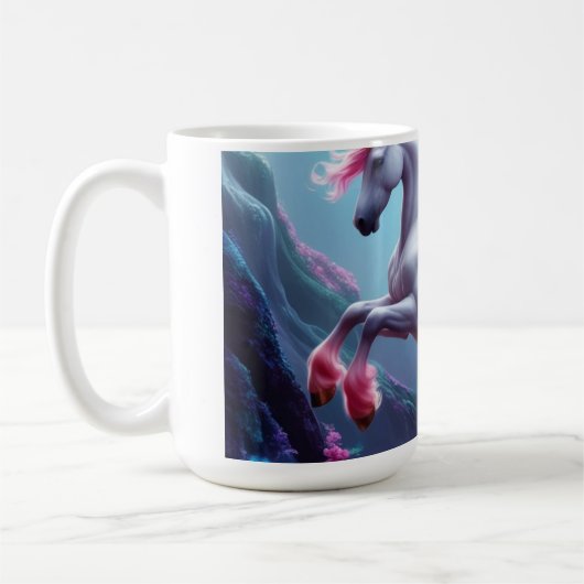 World of Fantasy Creatures: Unicorns Galore Kaffeetasse (Links)